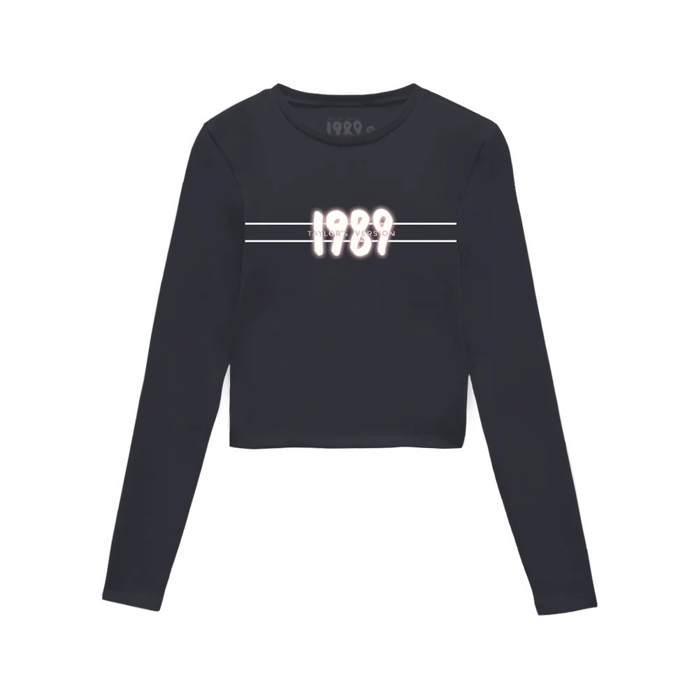 Taylor Swift 1989 (Taylor’s Version) Navy Long Sleeve Top